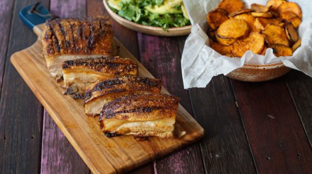 The BEST Crunchy Paleo Pork Belly Recipe